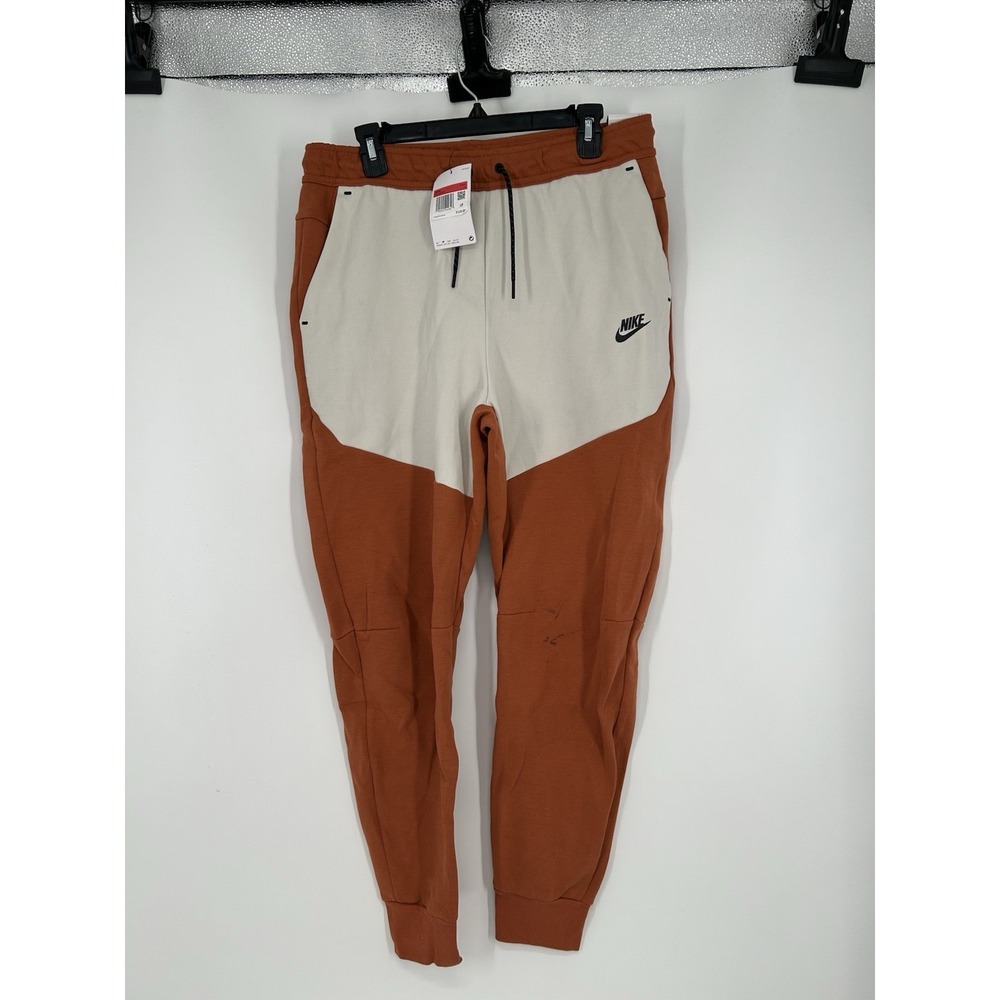 Nike Sportswear Tech Fleece Joggers Pants Sweatpants Burnt Sunrise CU4495-825 L